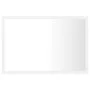 Espejo de baño LED acrílico blanco 60x8,5x37 cm de vidaXL, Tocadores de baño - Ref: Foro24-804916, Precio: 44,52 €, Descuento: %