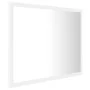 Espejo de baño LED acrílico blanco 60x8,5x37 cm de vidaXL, Tocadores de baño - Ref: Foro24-804916, Precio: 44,52 €, Descuento: %