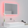 Weißer LED-Badezimmerspiegel aus Acryl, 60 x 8,5 x 37 cm von vidaXL, Badezimmerwaschtische - Ref: Foro24-804916, Preis: 45,79...