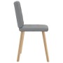 Sillas de comedor 4 unidades tela gris claro de , Sillas de comedor - Ref: Foro24-3315168, Precio: 196,21 €, Descuento: %