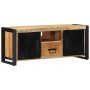 Mueble de TV madera maciza de mango rugosa 100x30x40 cm von , TV-Möbel - Ref: Foro24-4013589, Preis: 201,79 €, Rabatt: %
