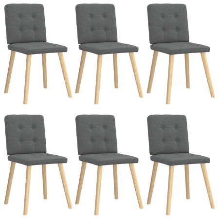 Sillas de comedor 6 unidades tela gris oscuro von , Essstühle - Ref: Foro24-3315439, Preis: 288,52 €, Rabatt: %