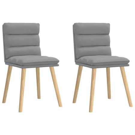 Sillas de comedor giratorias 2 unidades tela gris claro von , Essstühle - Ref: Foro24-4101293, Preis: 109,95 €, Rabatt: %