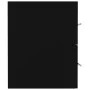 Waschbeckenunterschrank aus schwarzer Spanplatte, 80 x 38,5 x 48 cm von vidaXL, Badezimmermöbel - Ref: Foro24-804702, Preis: ...