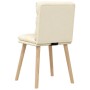 Sillas de comedor 2 unidades tela color crema von , Essstühle - Ref: Foro24-4101300, Preis: 112,68 €, Rabatt: %