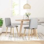 Sillas de comedor 2 uds tela gris nube by , dining chairs - Ref: Foro24-4101264, Price: 110,42 €, Discount: %