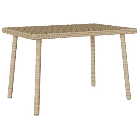 Mesa centro jardín rectangular beige 60x40x37cm ratán sintético by , Garden tables - Ref: Foro24-4104053, Price: 38,05 €, Dis...