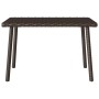 Mesa centro jardín rectangular marrón 60x40x37 cm by , Garden tables - Ref: Foro24-4104051, Price: 33,13 €, Discount: %