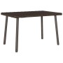 Mesa centro jardín rectangular marrón 60x40x37 cm de , Mesas de jardín - Ref: Foro24-4104051, Precio: 33,13 €