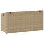 Caja de almacenaje jardín ratán sintético beige 110x50x58 cm von , Aufbewahrungsboxen für den Außenbereich - Ref: Foro24-4104...