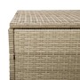 Caja de almacenaje jardín ratán sintético beige 110x50x58 cm von , Aufbewahrungsboxen für den Außenbereich - Ref: Foro24-4104...