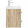 Set de muebles de baño 2 pzas madera contrachapada roble Sonoma von , Badezimmermöbel - Ref: Foro24-3324965, Preis: 195,62 €,...
