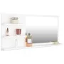 Weißer Badezimmerspiegel aus Sperrholz, 90 x 10,5 x 45 cm von vidaXL, Badezimmerwaschtische - Ref: Foro24-805015, Preis: 37,4...