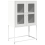 Aparador de acero blanco 68x39x107 cm by , Sideboards - Ref: Foro24-853379, Price: 97,54 €, Discount: %