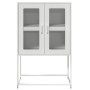 Aparador de acero blanco 68x39x107 cm by , Sideboards - Ref: Foro24-853379, Price: 97,54 €, Discount: %