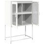 Aparador de acero blanco 68x39x107 cm by , Sideboards - Ref: Foro24-853379, Price: 97,54 €, Discount: %