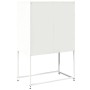 Aparador de acero blanco 68x39x107 cm by , Sideboards - Ref: Foro24-853379, Price: 97,54 €, Discount: %