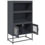 Aparador de acero gris antracita 68x39x123 cm de , Aparadores - Ref: Foro24-853370, Precio: 112,54 €