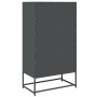 Aparador de acero gris antracita 68x39x123 cm de , Aparadores - Ref: Foro24-853370, Precio: 112,54 €