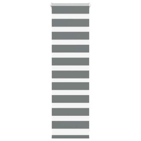 Estor cebra gris oscuro 50x100cm tejido ancho 45,9 cm poliéster by , Blinds and blinds - Ref: Foro24-4014095, Price: 21,31 €,...