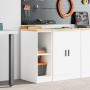 Armario de almacenamiento para garaje blanco 30x51x85 cm de , Armarios industriales - Ref: Foro24-860526, Precio: 40,96 €, De...