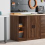 Armario de almacenamiento para garaje roble marrón 30x51x85 cm von , Armarios industriales - Ref: Foro24-860532, Preis: 49,03...