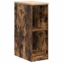 Armario de almacenamiento para garaje roble ahumado 30x51x85 cm by , Armarios industriales - Ref: Foro24-860530, Price: 39,65...