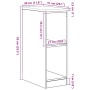 Armario de almacenamiento para garaje roble ahumado 30x51x85 cm by , Armarios industriales - Ref: Foro24-860530, Price: 39,65...