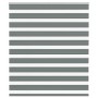 Estor cebra gris oscuro tejido ancho 130,9 cm poliéster