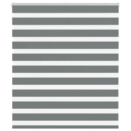 Estor cebra gris oscuro tejido ancho 120,9 cm poliéster by , Blinds and blinds - Ref: Foro24-4014110, Price: 30,36 €, Discoun...