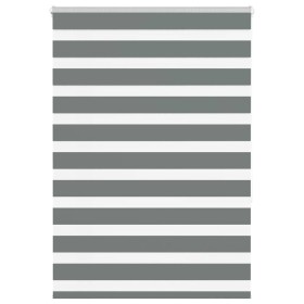 Estor cebra gris oscuro 100x150cm tejido ancho 95,9cm poliéster von , Jalousien und Jalousien - Ref: Foro24-4014131, Preis: 3...