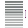 Estor cebra gris oscuro 100x150cm tejido ancho 95,9cm poliéster by , Blinds and blinds - Ref: Foro24-4014131, Price: 30,72 €,...