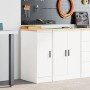Armario de almacenamiento para garaje blanco 30x51x85 cm de , Armarios industriales - Ref: Foro24-860553, Precio: 55,82 €, De...