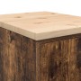 Armario de almacenamiento para garaje roble ahumado 40x51x85 cm de , Armarios industriales - Ref: Foro24-860566, Precio: 59,8...