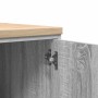 Armario de garaje de madera maciza pino gris Sonoma 30x51x85 cm by , Armarios industriales - Ref: Foro24-860558, Price: 45,04...