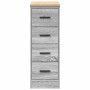 Armario de garaje de madera maciza pino gris Sonoma 30x51x85 cm de , Armarios industriales - Ref: Foro24-860585, Precio: 86,9...