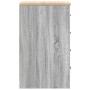 Armario de garaje de madera maciza pino gris Sonoma 30x51x85 cm de , Armarios industriales - Ref: Foro24-860585, Precio: 86,9...
