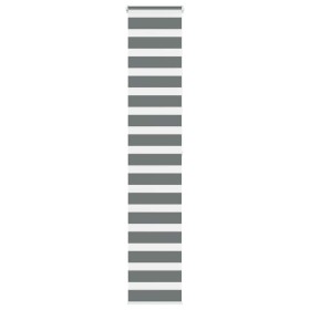 Estor cebra gris oscuro 45x200cm tejido ancho 40,9 cm poliéster by , Blinds and blinds - Ref: Foro24-4014146, Price: 21,62 €,...