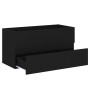 Waschbeckenschrank aus Sperrholz schwarz 90x38,5x45 cm von vidaXL, Badezimmermöbel - Ref: Foro24-804756, Preis: 52,66 €, Raba...