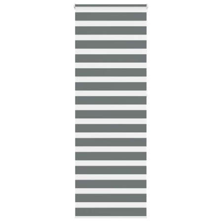 Estor cebra gris oscuro 75x230cm tejido ancho 70,9 cm poliéster by , Blinds and blinds - Ref: Foro24-4014178, Price: 28,37 €,...