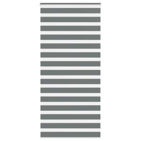 Estor cebra gris oscuro tejido ancho 100,9 cm poliéster by , Blinds and blinds - Ref: Foro24-4014184, Price: 30,53 €, Discoun...