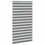 Estor cebra gris oscuro tejido ancho 130,9 cm poliéster by , Blinds and blinds - Ref: Foro24-4014190, Price: 35,01 €, Discoun...