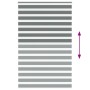 Estor cebra gris oscuro tejido ancho 140,9 cm poliéster by , Blinds and blinds - Ref: Foro24-4014192, Price: 37,10 €, Discoun...