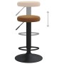 Taburetes de cocina 2 unidades terciopelo marrón von , Küchenhocker - Ref: Foro24-333141, Preis: 102,74 €, Rabatt: %