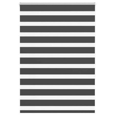 Estor cebra negro 100x150 cm tejido ancho 95,9 cm poliéster de , Persianas y estores - Ref: Foro24-4014235, Precio: 29,63 €, ...