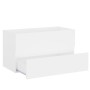 White engineered wood washbasin cabinet 80x38.5x45 cm by vidaXL, Bathroom furniture - Ref: Foro24-804746, Price: 52,19 €, Dis...