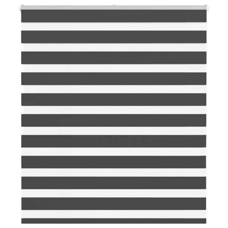 Estor cebra negro 125x100 cm tejido ancho 120,9 cm poliéster by , Blinds and blinds - Ref: Foro24-4014214, Price: 23,14 €, Di...