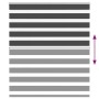 Estor cebra negro 125x100 cm tejido ancho 120,9 cm poliéster by , Blinds and blinds - Ref: Foro24-4014214, Price: 23,14 €, Di...