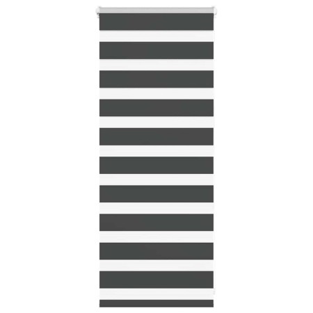 Estor cebra negro 65x100 cm tejido ancho 60,9 cm poliéster de , Persianas y estores - Ref: Foro24-4014202, Precio: 18,54 €, D...