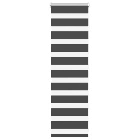 Estor cebra negro 55x100 cm tejido ancho 50,9 cm poliéster by , Blinds and blinds - Ref: Foro24-4014200, Price: 19,03 €, Disc...